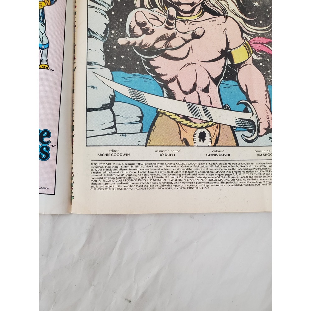 Elfquest 7 Marvel Epic Comics 1986 Wendy Richard Pini Copper Age Fantasy Comic - Picture 3 of 4